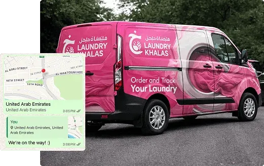 Step 3: We Wash & Fold - Wash & Fold Service in Kuwait