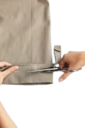 Professional hem adjustments tailoring in Kuwait