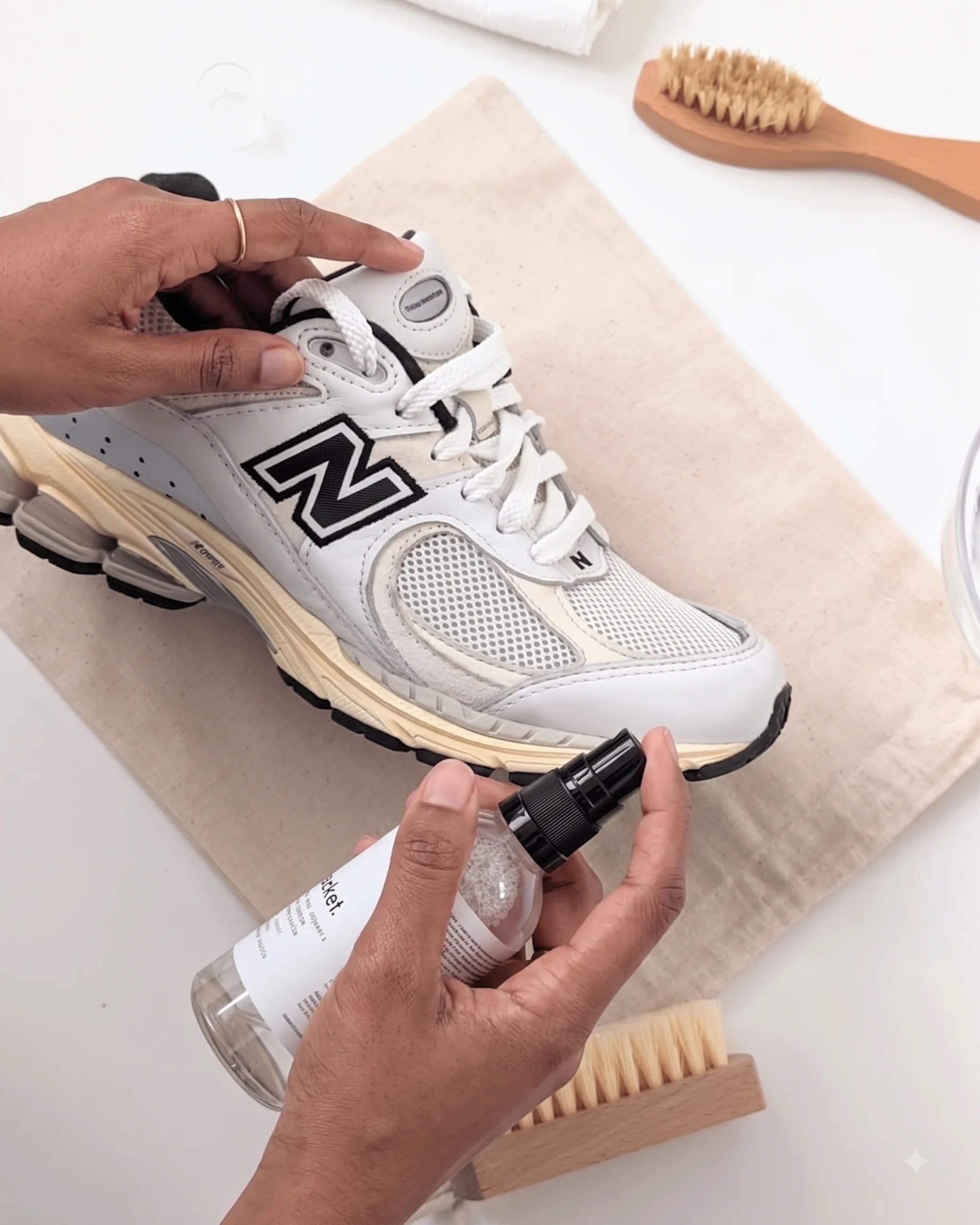 Freshly cleaned and restored shoes delivered in Bayan, Kuwait
