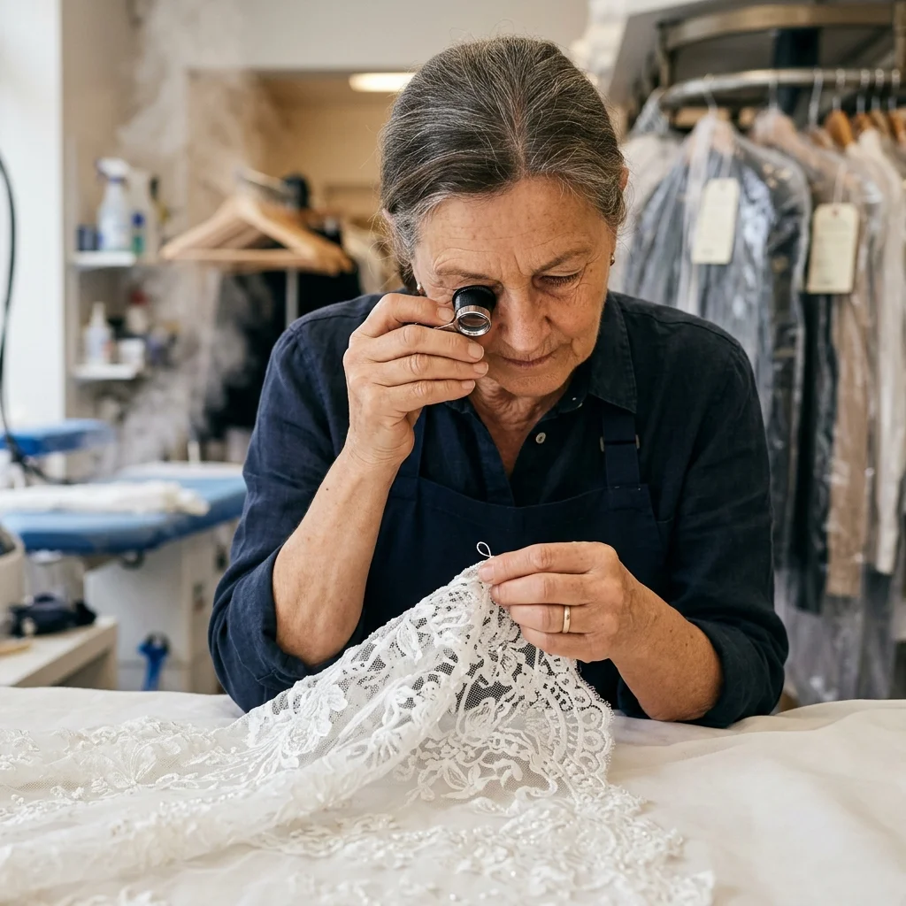 Hand-Cleaning For Beads & Lace - Wedding Dress Cleaning in Bayan