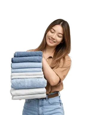 Hand-folded & dust-sealed - Wash & Fold